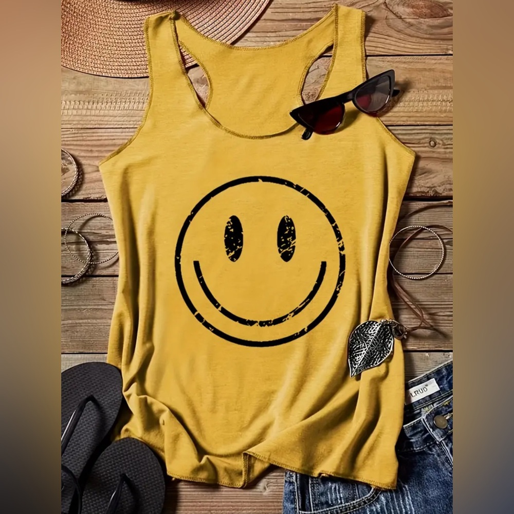 Brand new smiley face tank